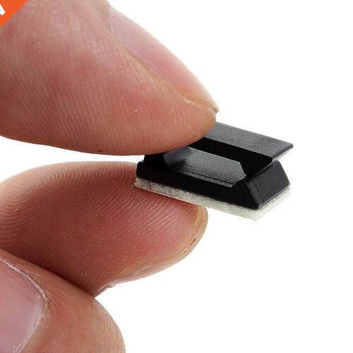 10Pcs Wire Cord Cable Clip Car Cable Flat Holder Tie Clips F