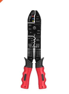 Multi-function Wire Striper Cutter Crimping Plier Electric C