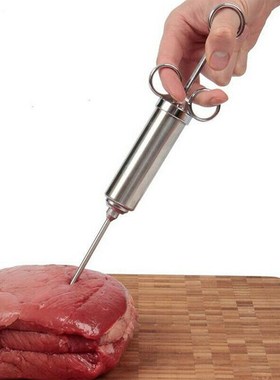 1 Set  Marinade Injector Meat Syringe Flavour Steak Chicken