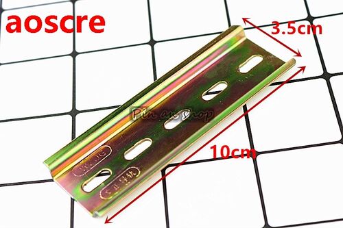 10CM din rail C45 Guide Mounting clip Installation track fix