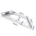 1pc stainless steel Angle code 90 degrees right Angle thicke