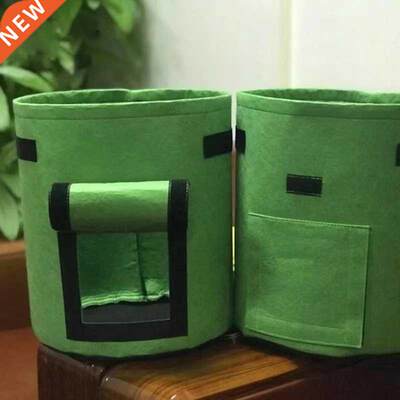 3 Size Felt Plant Grow Bags Nonwoven Fabric Garden Potato Po