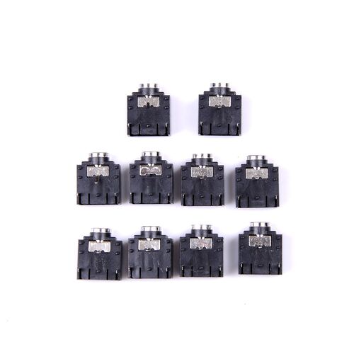 10/20pcs 3 Pin PCB Mount Female 3.5mm Stereo Jack Socket Con