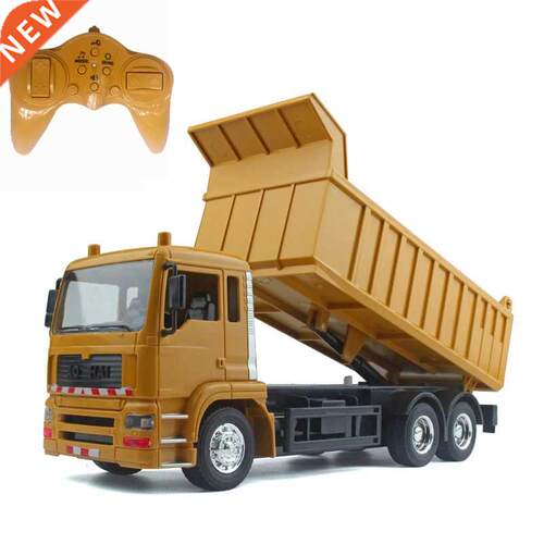 RC Car Dump Truck Toys Kids Boys Xmas Birthday Gifts Yellow