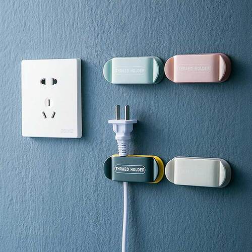 Cale Organizer Strong Adhesive Hook Power Plug Hook Socket