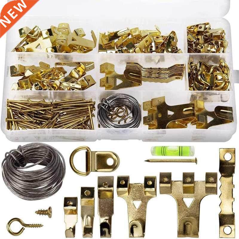 231 Pcs Assorted Picture Frame Hangers with Hooks, Nails, Ha