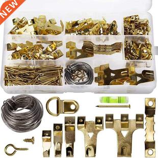 231 Pcs Assorted Picture Frame Hangers with Hooks, Nails, Ha