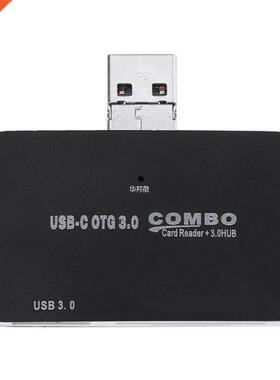 2 in 1 USB 3.0 Micro USB OTG HUB+ Cd Reader 适用于 Compute