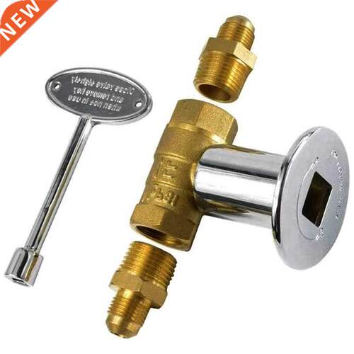 1/2 Inch Right Angle Right Angle Swivel Globe Valve Kit, Bra
