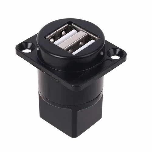 D type socket Metal US 2.0 socket female to female US conn