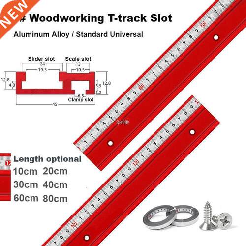 Universal 45 Type T-track T-slot Miter Track Jig Aluminium A