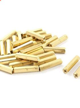 60PCS double hexagonal brass column chassis copper pillar is