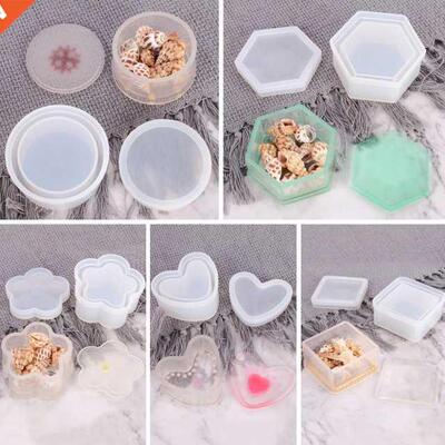 Storage Box Mold Soft Silicone Jewelry Box Mould Non-stick M
