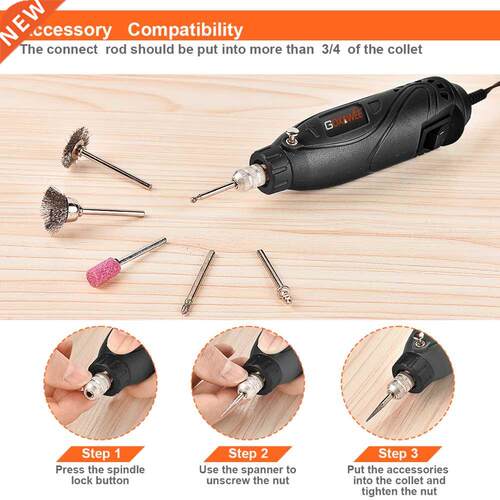 12V Electrc Drll Rotary Tools Mn Drll Electrc Engrave