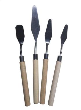 4pcs Anti Slip Supplies Scraper Lightweight For Artist Stain