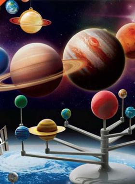 Solar System Model Nine Planets Kit Astronomy Painting Mode