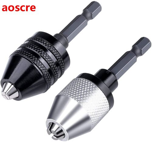 1PC 0.3-6.5 Keyless Drill Chuck Screwdriver Impact Driver Ad