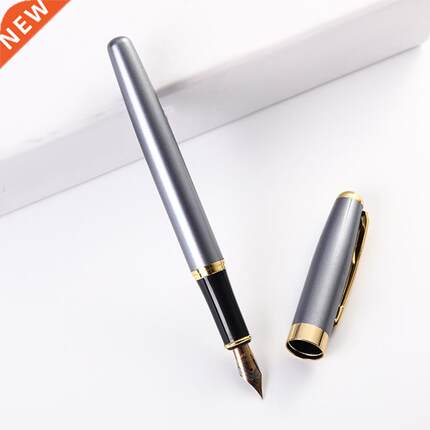 0.5MM Iridium Nib Fountain Pen Metal Barrel Pull-out to Refi