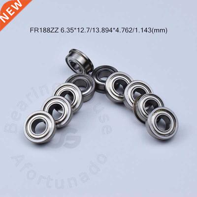 Flange 10pcs FR188ZZ 6.35*12.7*13.894*4.762*1.143(mm) Free