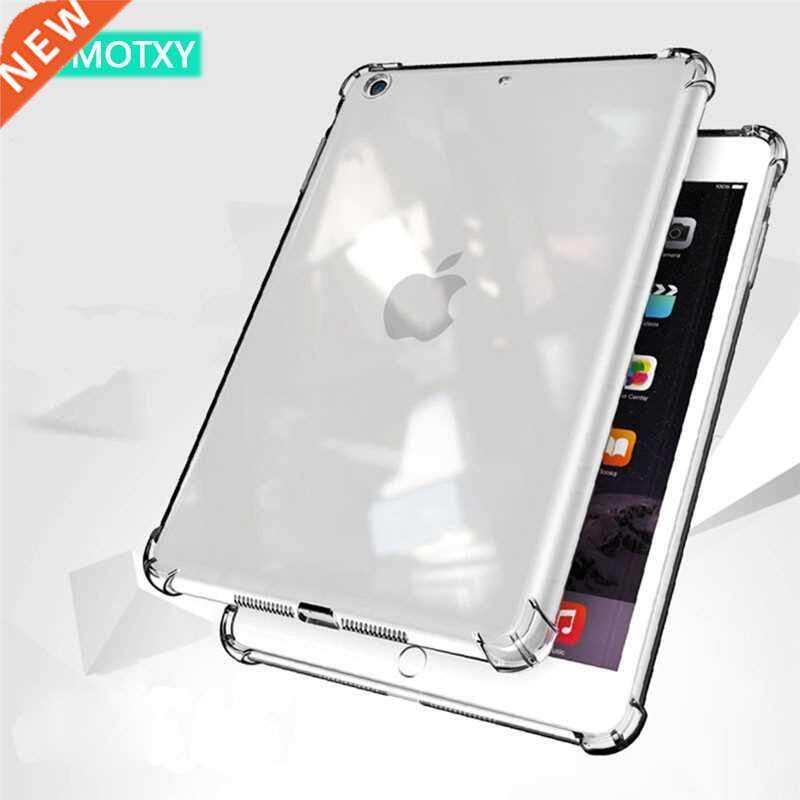 HTMOTXY For iPad 8th Generation Case Transparent Soft TPU C