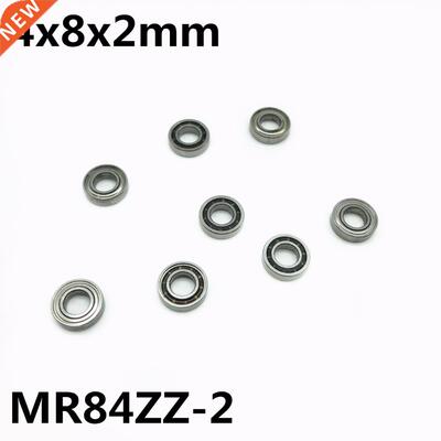 10Pcs MR84ZZ-2 4x8x2 mm Deep groove ball bearing Miniature b