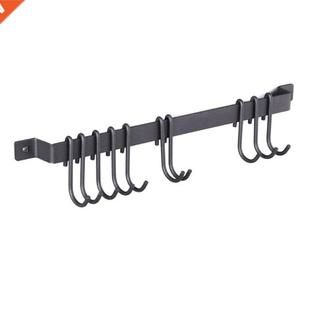 Rail Type Kitchen Utensils Hook Rack Hanging Organiser Rack