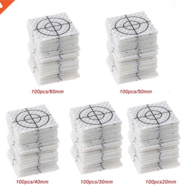 100 Pcs Reflector Sheet Reflective Tape Target Total Station