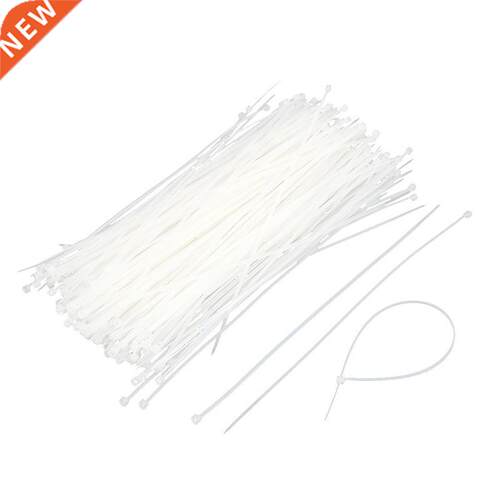 Nylon Fastener String Wire Zip Wrap Cable Tie 2mm x 200mm 40