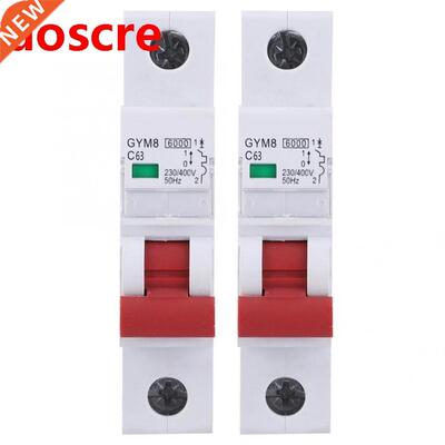 2pcs MCB Miniature Circuit Breaker 1P 20/400VAC Rated Curre