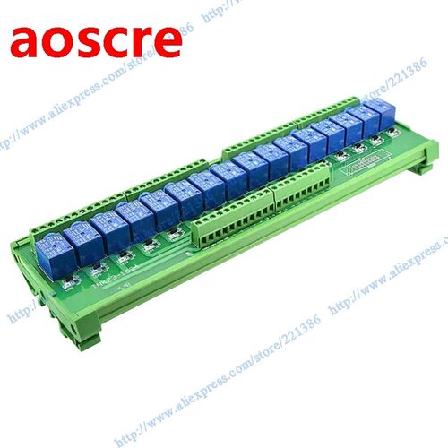 16 channels 9V 10A  Relay Module driver board output amplifi