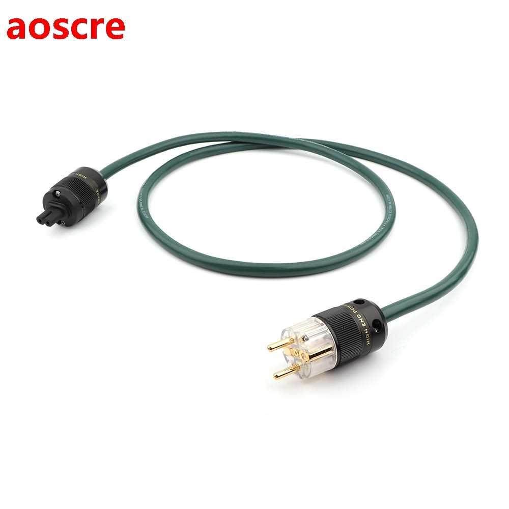 Preffair HI-END D506 US/EU AC Power Cable with firgure 8 C7