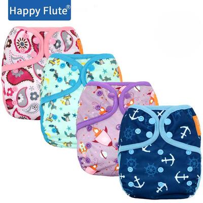 Snap Prints Happy Flute NEW OS ay cloth diaper cover ,wat