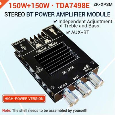Audio Amplifier Board 150W+150W w/ Treble & Bass Control