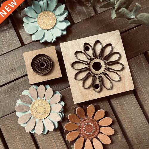 Flower Blanking Knife Mold Handmade DIY Leather Car Ornament