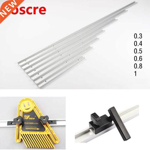 Standard Aluminium T-track Woodworking T-slot Miter Track fo