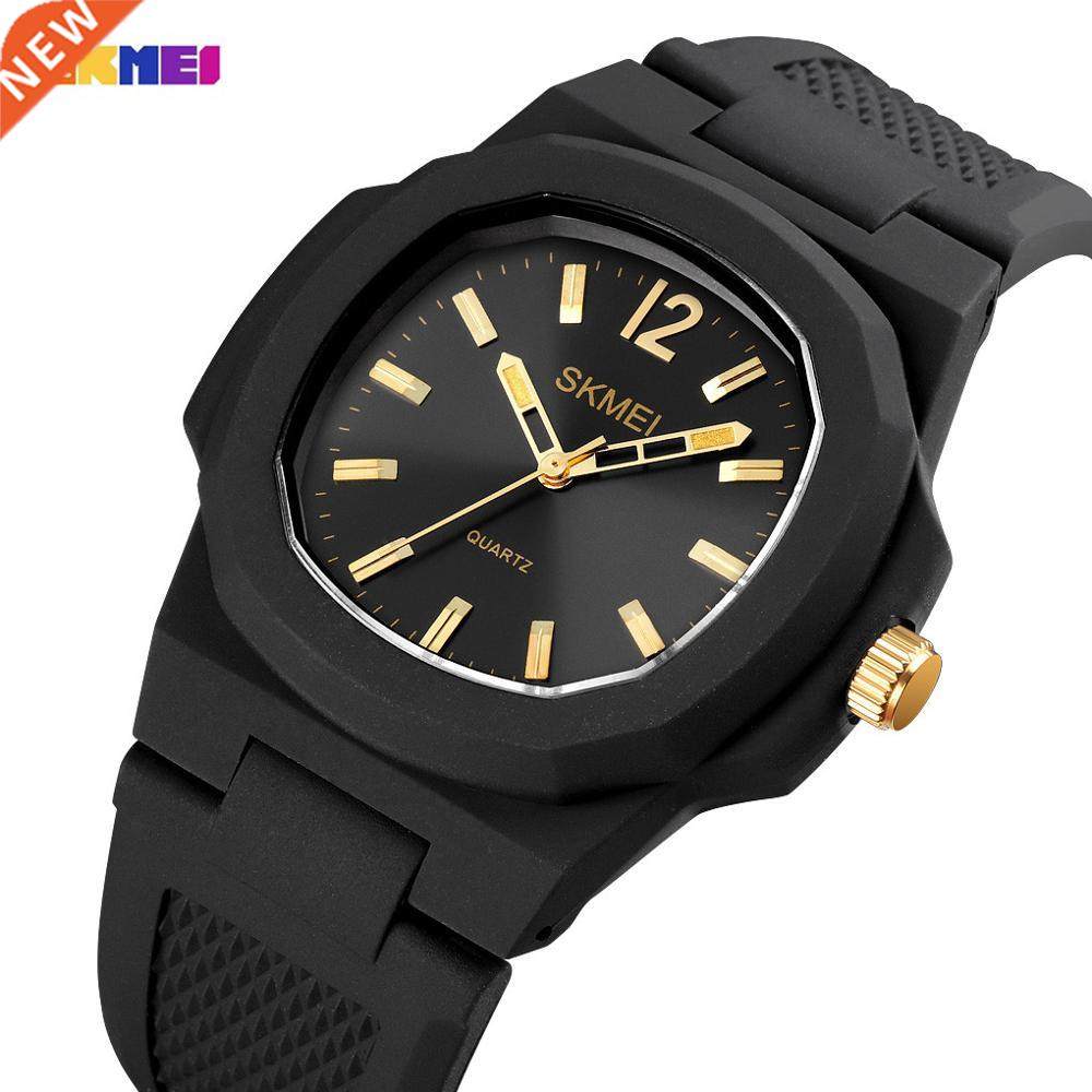 SKME Casual quartz Men's Clock 3Bar Waterproof Sport Wat