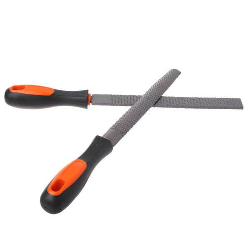 3Pcs/Set Wood Rasp Steel File Carving Flat Round Semi-circul