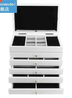 6 Layer Jewelry Box Container Organizer 适用于 Rings Bracele