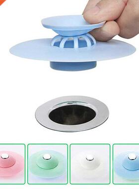 1Pc Silicone Shower Drain Stopper Sink Floor Drain Rubber Ci