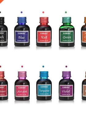30ml Pure Colorful 30ml Fountain Pen Ink Refilling Smooth Li
