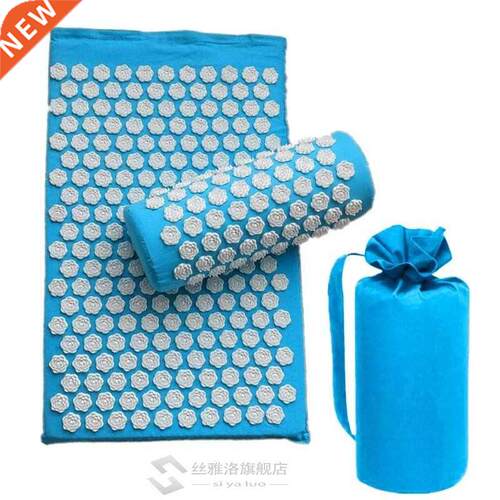3pcs/set Lotus Yoga Mat Acupuncture Massage Pillow Yoga Pad