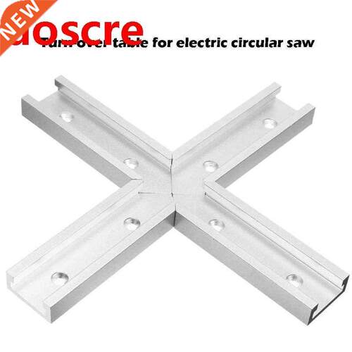 0 Type Woodworking Aluminum Slot Miter T-track Connector Fi
