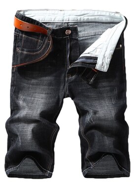 Men Denim Shorts 2020 Summer New Style Thin Section Elastic