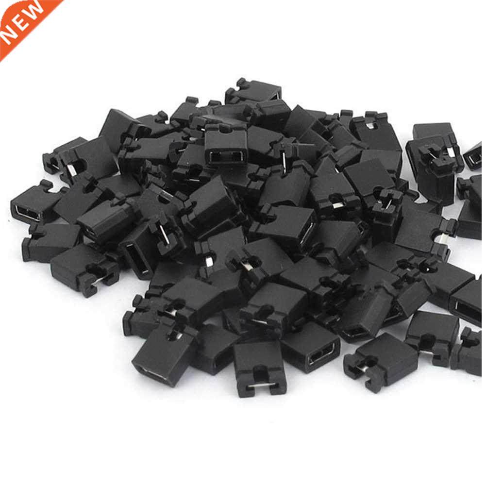 100 Pcs 2.54mm Standard PCB Shunts Short Mini Jumper Cap Con