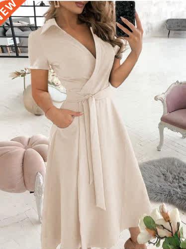 Spring and Summer Fashion Temperament Commuter Solid Color H