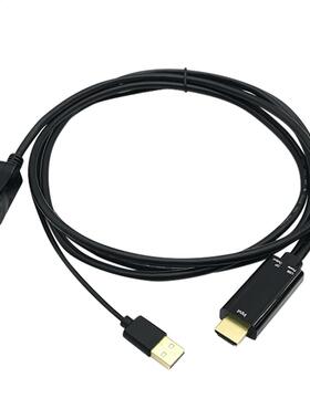 4K 60Hz HDMI-Compatible to DP Converter HD Displayport Video