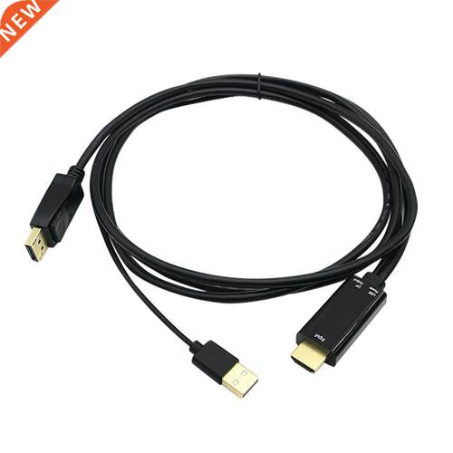 4K 60Hz HDMI-Compatible to DP Converter HD Displayport Video