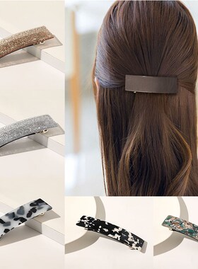 New Fashion Women Colors Handmade Hair Clips Geometric Flowe