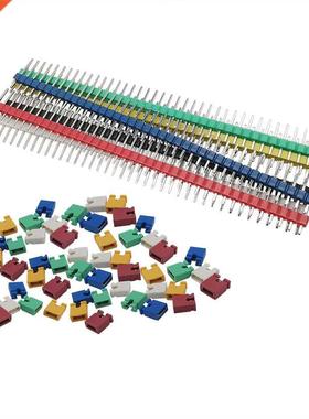 90Pcs 2.54mm 40 Pin 1*40 Single Row Male Breakable Pin Heade