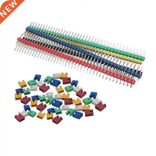 90Pcs 2.54mm 40 Pin 1*40 Single Row Male Breakable Pin Heade
